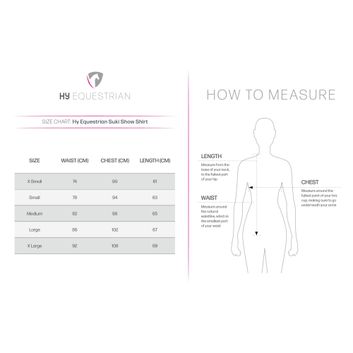 Hy Equestrian Suki Show Shirt - Navy alternative