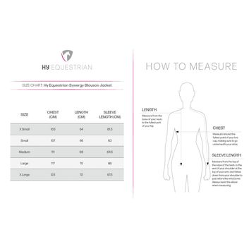 Hy Equestrian Synergy Blouson Jacket - Navy alternative