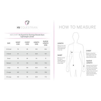 Hy Equestrian Synergy Elevate Sync Lightweight Jacket - Navy/Fig alternative