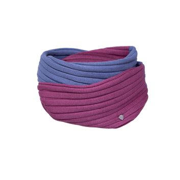 Hy Equestrian Synergy Luxury Snood - Grape/Riviera