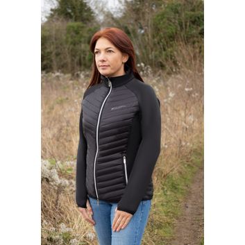 Hy Equestrian Synergy Sync Lightweight Padded Jacket - Black