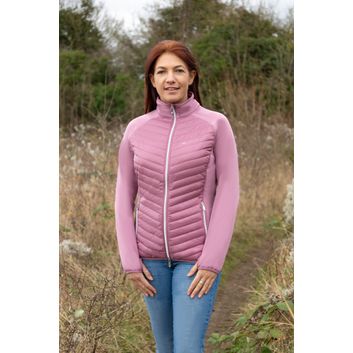 Hy Equestrian Synergy Sync Lightweight Padded Jacket - Grape