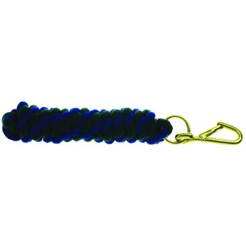 Hy Equestrian Two Tone Twisted Lead Rope - Royal/Green