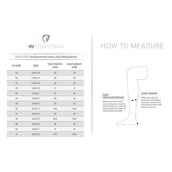 Hy Equestrian Union Jack Riding Boots - Black alternative