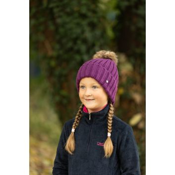 Hy Equestrian Valloire Children's Hat - Plum alternative