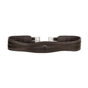 Hy Equestrian Waffle Girth - Brown - elasticated both ends alternative