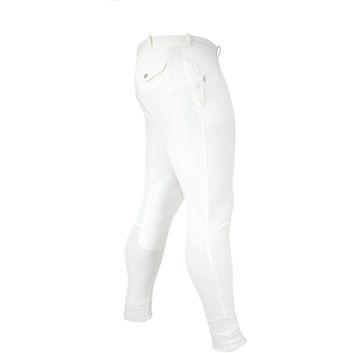 Hy Equestrian Welton Men's Breeches - White alternative