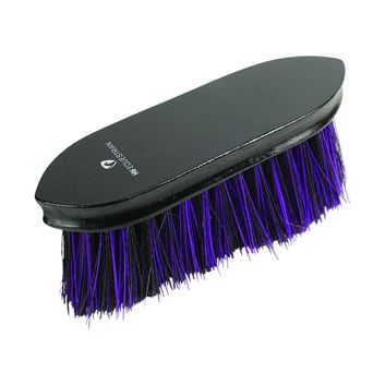 Hy Equestrian Wooden Flick Dandy Brush - Black/Purple