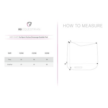 Hy Sport Active Dressage Saddle Pad - Royal Violet alternative
