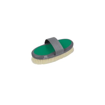 Hy Sport Active Goat Hair Body Brush - Emerald Green