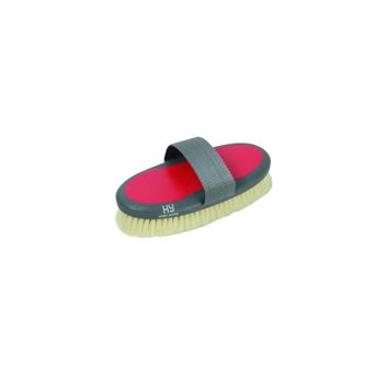 Hy Sport Active Goat Hair Body Brush - Rosette Red