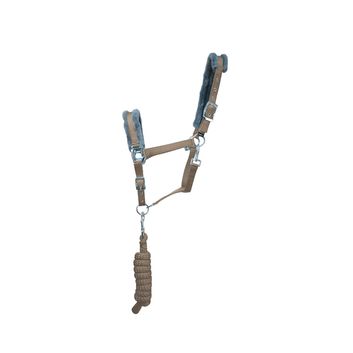 Hy Sport Active Head Collar &amp; Lead Rope - Desert Sand