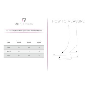 Hy Sport Active Over Reach Boots - Blooming Lilac alternative