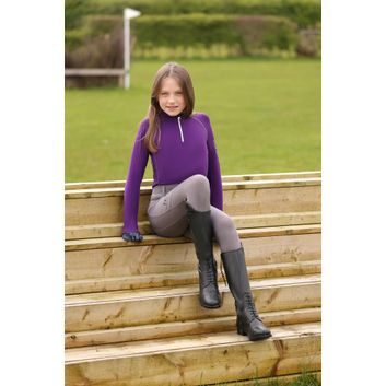 Hy Sport Active Young Rider Base Layer - Royal Violet alternative