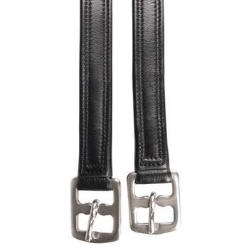 ProPresicce Super Soft Stirrup Leathers by Hy Equestrian - Black