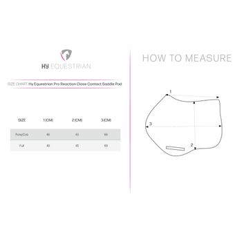 ProReaction Shield Close Contact Saddle Pad by Hy Equestrian - Grey alternative