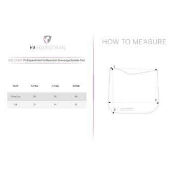 ProReaction Shield Dressage Saddle Pad by Hy Equestrian - Grey alternative