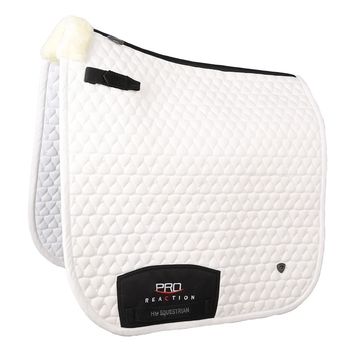 ProReaction Shield Dressage Saddle Pad by Hy Equestrian - White