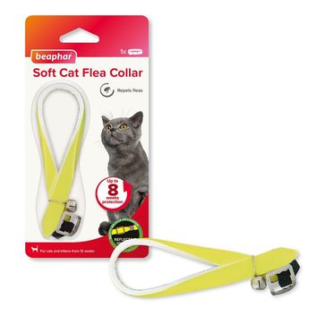 Beaphar Reflective Soft Cat Flea Collar - 30cm alternative