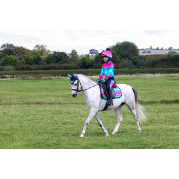 Dazzling Diamond Fly Veil by Little Rider - Navy alternative