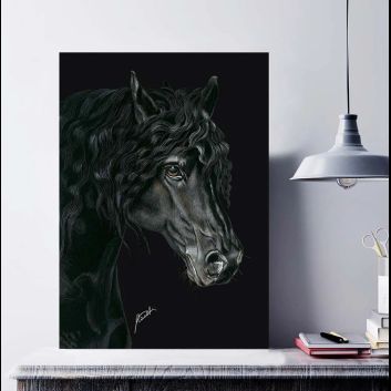 Deckled Edge Eureka! A3 Print - The Friesian alternative