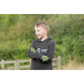 Farm Collection Riding Gloves by Little Knight - Olive Green alternative