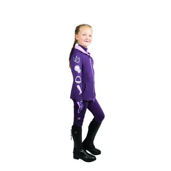 Giddy Up Gymkhana Base Layer by Little Rider - Purple/Lilac alternative
