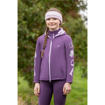 Giddy Up Gymkhana Zip Jacket by Little Rider - Purple/Lilac alternative