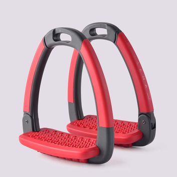 Horsena Swap Stirrup Extra Tread Pad - Deep Red