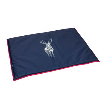 House of Paws Stag Water Resistant Reversible Boot Mat - Navy
