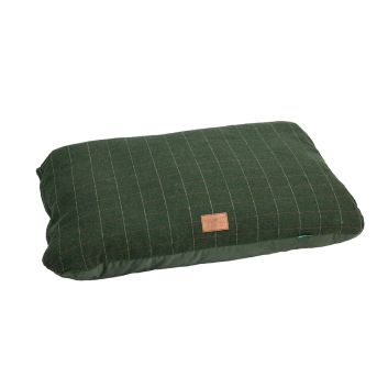 House of Paws Tweed Cushion Bed - Green