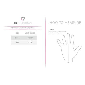 Hy Equestrian Children's Magic Gloves - Purple alternative