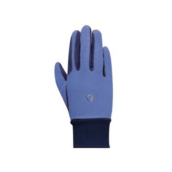 Hy Equestrian Children's Winter Two Tone Riding Gloves - Navy/Blue