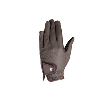Hy Equestrian Cottenham Elite Riding Gloves - Brown
