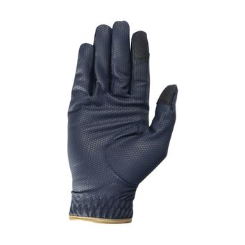 Hy Equestrian Cottenham Elite Riding Gloves - Navy/Gold alternative