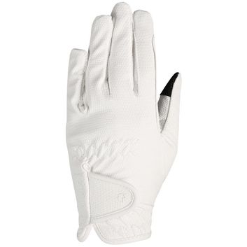 Hy Equestrian Cottenham Elite Riding Gloves - White