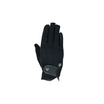 Hy Equestrian Pro Competition Grip Gloves - Black