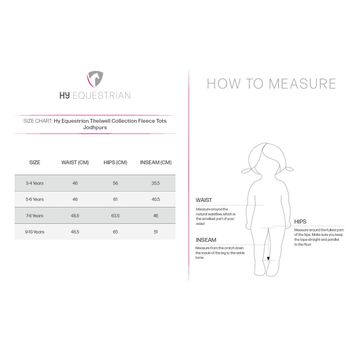 Hy Equestrian Thelwell Collection Pony Friends Fleece Tots Jodhpurs - Imperial Purple/Pacific Blue alternative