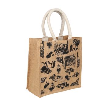 Hy Equestrian Thelwell Collection Square Hessian Bag - Thelwell Favourites alternative
