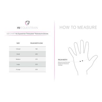 Hy Equestrian Thinsulate™ Rainstorm Gloves - Black alternative