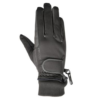 Hy Equestrian Ultra Warm Softshell Gloves - Black