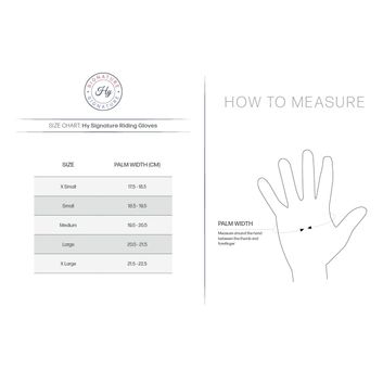 Hy Signature Riding Gloves - Navy alternative