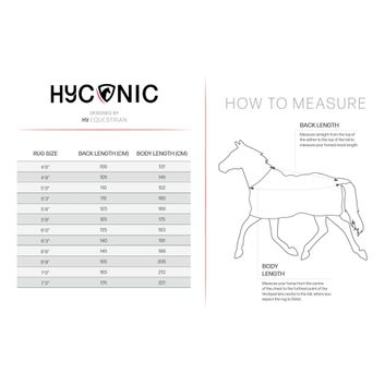 HyCONIC 200g Combi Turnout Rug - Charcoal/Red alternative