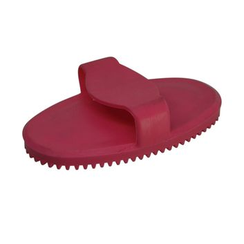 Lincoln Rubber Curry Comb - Cerise Pink