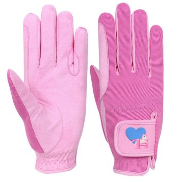 Little Rider Little Show Pony Children's Riding Gloves - Prism Pink/Cameo Pink
