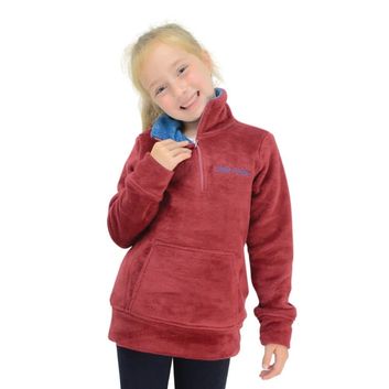 Nina Soft Fleece by Little Rider - Deep Red/Soft Teal