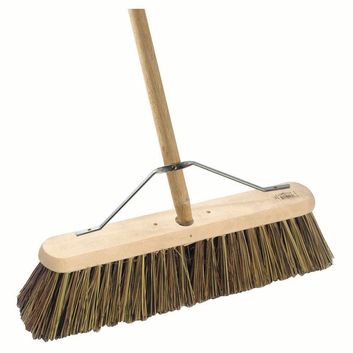 Platform Broom Complete with Handle &amp; Stay - Very Stiff