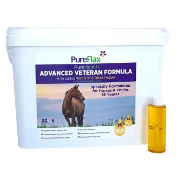 PureFlax PureHealth Advanced Veteran Formula - With Added Turmeric &amp; Black Pepper