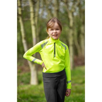Reflector Children's Base Layer by Hy Equestrian - Yellow