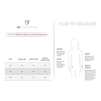 Reflector Children's Jacket by Hy Equestrian - Pink alternative